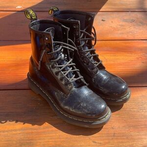Dr. Martens Black Leather Boots